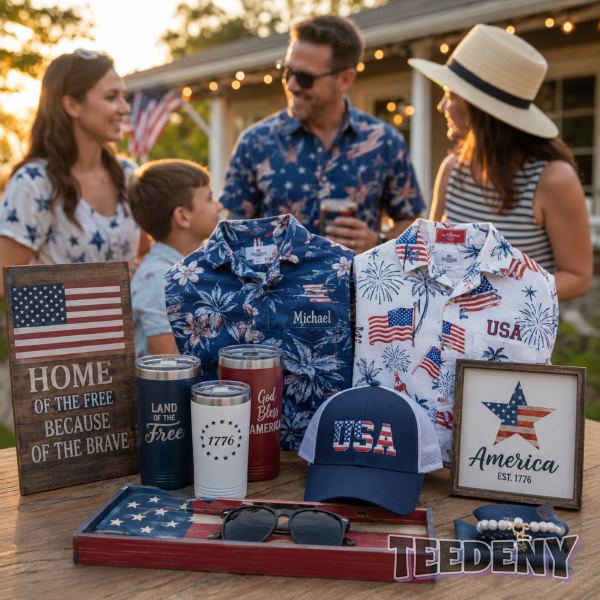Stylish Patriotic Gifts For Modern American Families