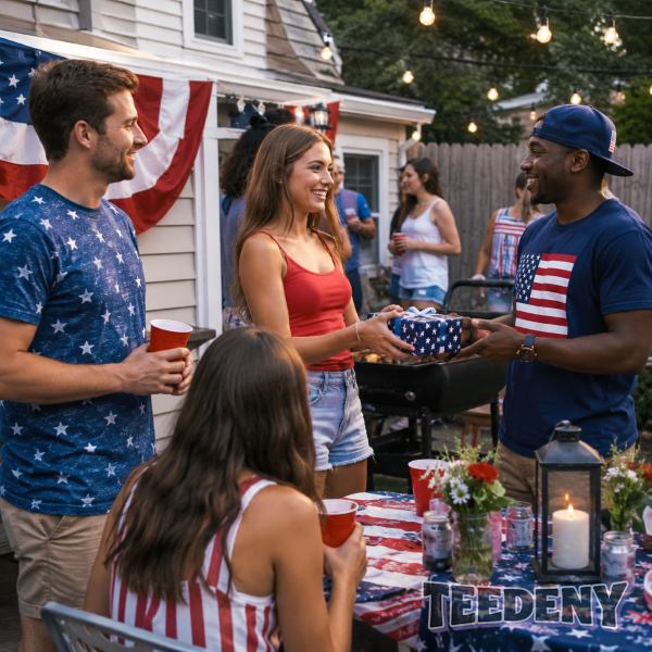 Thoughtful Fourth Of July Gifts At Backyard Party