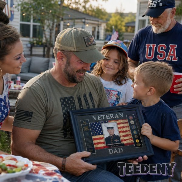 Veteran Family Patriotic Personalized Keepsake