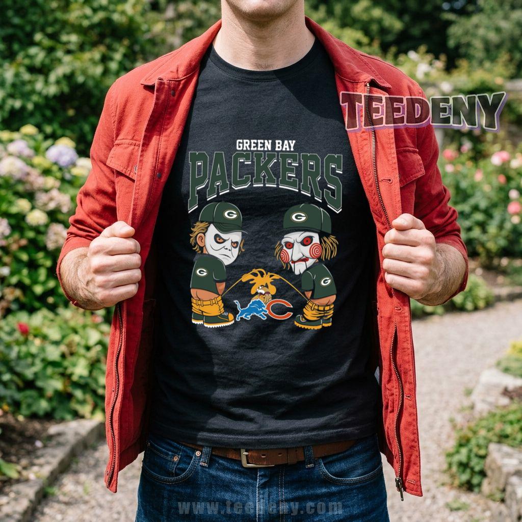 Green Bay Packers Vs Detroit Lions Chicago Bears Rivalry T-Shirt