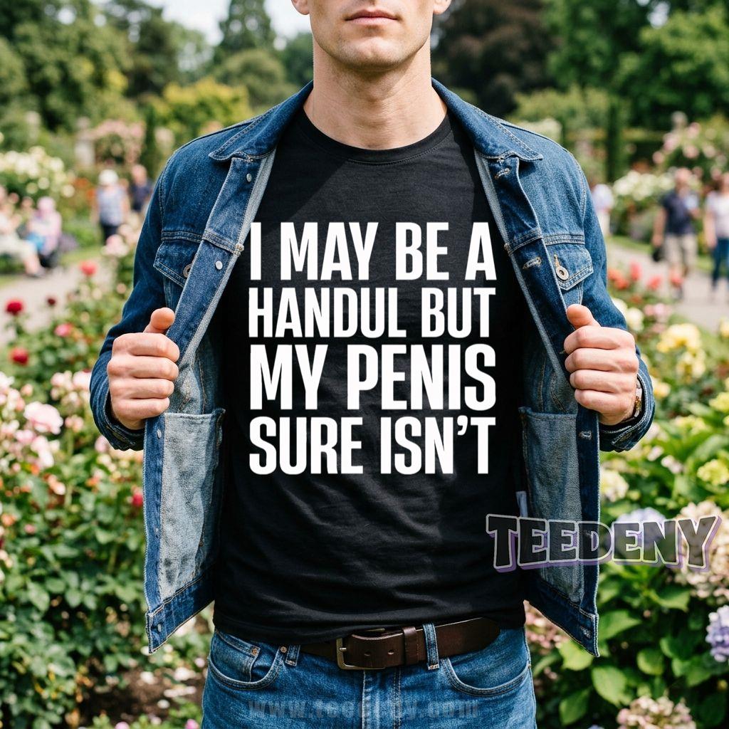 I May Be A Handful But My Penis Sure Isn't Funny T-Shirt