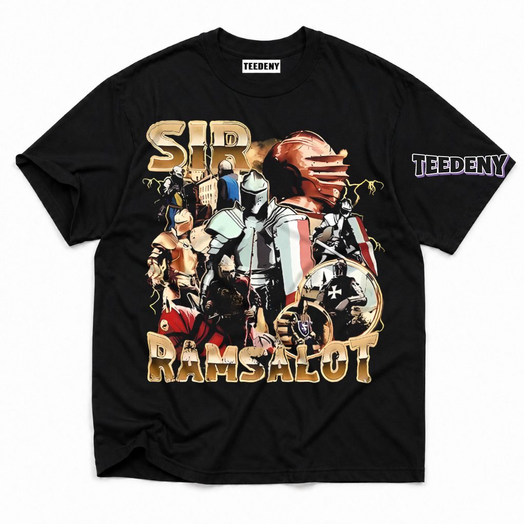 Sir Ramsalot Medieval Knight Warrior Funny Ram T-Shirt